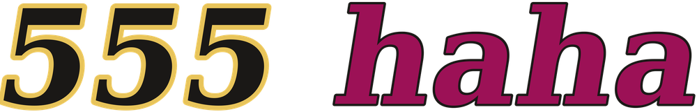 555 haha logo
